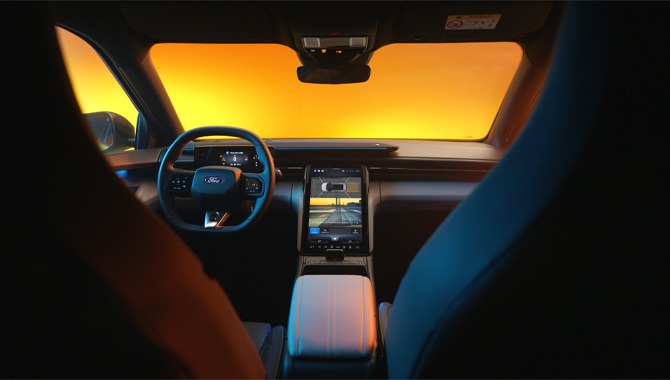 The New All-Electric Ford Capri - Interior